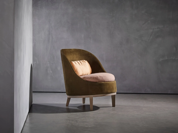 BELLE - Fabric armchair with fire retardant padding by Piet Boon - view 3